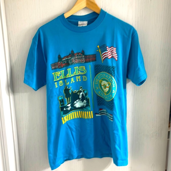 Jerzees Other - Vintage Ellis Island T-Shirt Jerzeez Brand